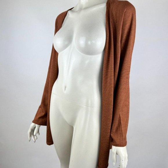 Missoni Italy Cashmere Silk Open Front Cardigan Women M Long Sleeve Lightweight - Picture 3 of 11